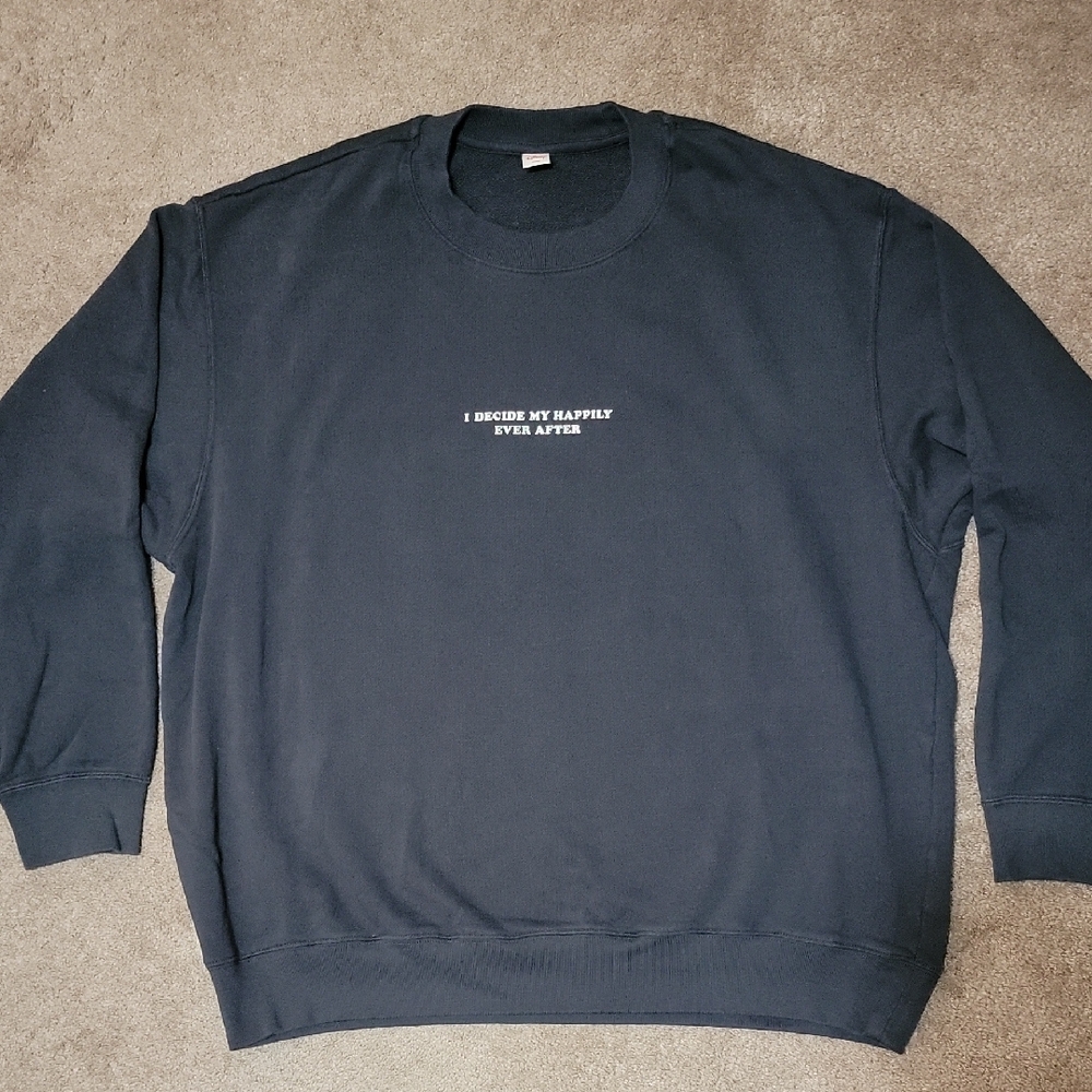 Disney X Uniqlo Women's Dark Blue Crewneck Sweater